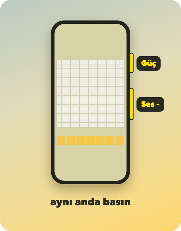 Android'de ekran görüntüsü alma