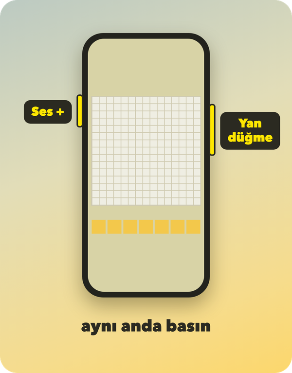 iPhone'da ekran görüntüsü alma